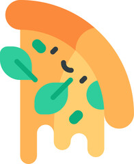 pizza Illustration on a white background.