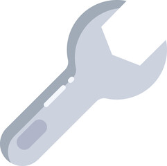spanner Illustration on a white background.