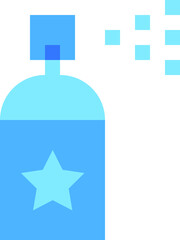 spray Illustration on a white background.
