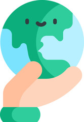 sustainable Illustration on a white background.
