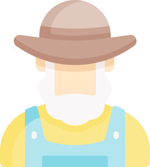 farmer Illustration on a white background.