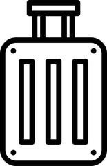 luggage Illustration on a white background.