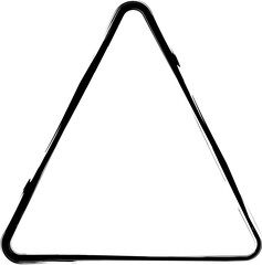 Brush rounded triangle. Concept art