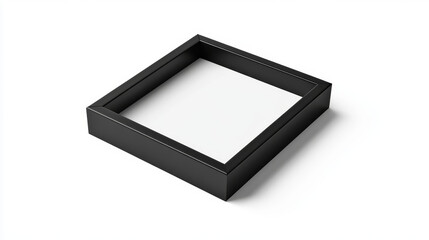 3d frame picture design vector a4 a3 image or text on a white background photo art black poster box wall