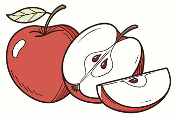 apple and worm