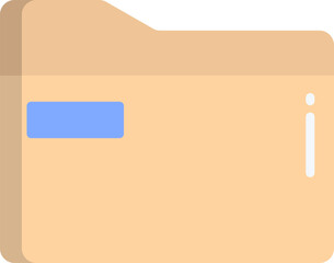 folder Illustration on a white background.