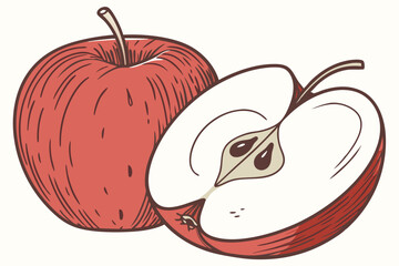 apple and worm
