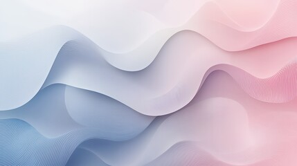Obraz premium Abstract Pastel Wave Background Design