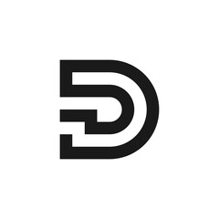 letter D logo