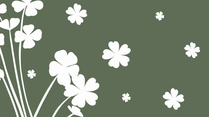 Trendy abstract floral backgrorund. Nature inspired backdrop. Design illustration for decoration, wall decor, wallpaper, cover, banner.
