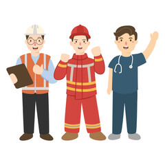 May 1st International Labor Day illustration