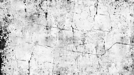 Obraz premium Grungy white background featuring natural cement or old concrete wall with cracks and scratches which can be used as a background