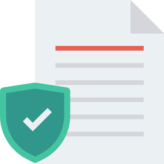 document Illustration on a white background.