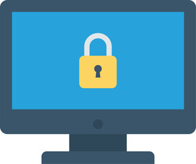 monitor screen Illustration on a white background