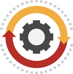 operating system Illustration on a white background