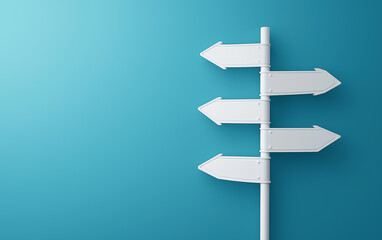 blank road sign