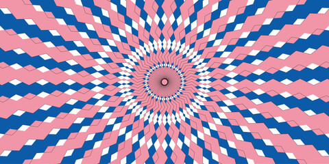 Abstract white, blue,pink sun rays and sunburst backdrop background.creative geometric pattern used for banner, cartoon radial textseamless retro vintage burst sunrise sunbeam element spiral striped 