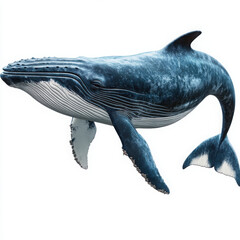 whale illustration, white background, png transparent