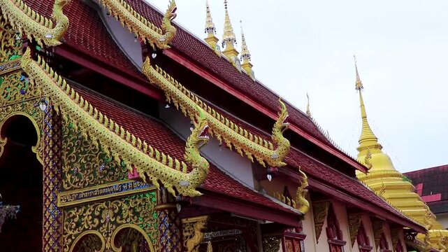 Wat Khuan Khama temple in Chiang Mai Thailand.