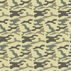 Naklejka premium Army camouflage seamless pattern design