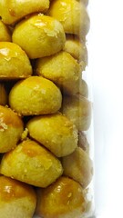 Sweet Indonesian Nastar Cake with pineapple jam filling. This cake is usually served during Eid al-Fitr.