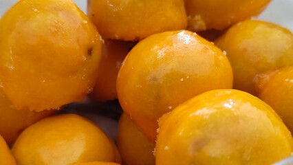 Sweet Indonesian Nastar Cake with pineapple jam filling. This cake is usually served during Eid al-Fitr.