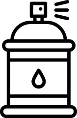 spray can Illustration on a white background