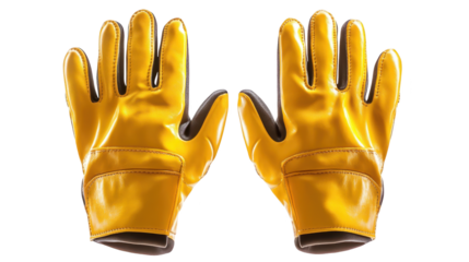 Bright yellow work gloves, essential hand protection for enhanced safety and grip in demanding tasks