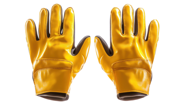 Bright yellow work gloves, essential hand protection for enhanced safety and grip in demanding tasks