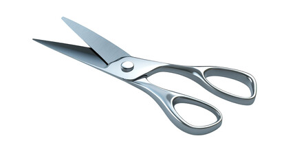 Closeup of sharp scissors on a black background, versatile cutting tool for various applications