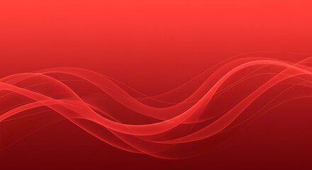 Fototapeta premium Crimson Flow AI Generated