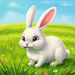 gartoon cute animal by JN - rabbit