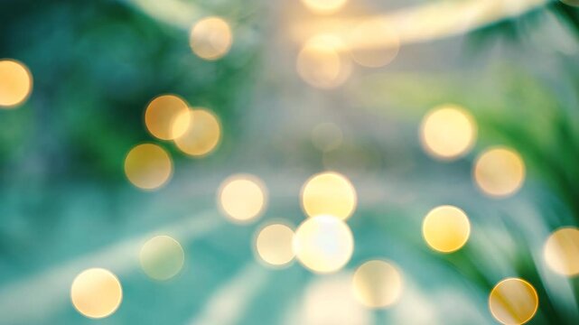 Abstract blurred background by the poolside