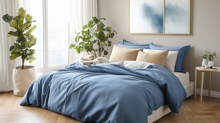 Nicely Decorated Cozy Modern  Masculine Bedroom