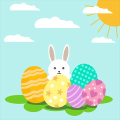 easter vector background art