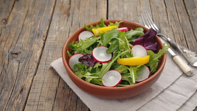 Fresh ingredients and simple presentation in a bowl