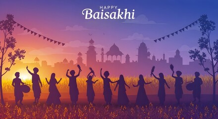 Baisakhi at Sunset