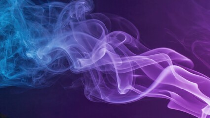 Obraz premium A close-up shot of thick smoke on a dark background
