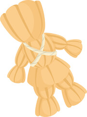illustration curse straw doll 