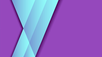 Purple and cyan modern papercut background with layered abstract design. Perfect for branding, web, social media, and print. High-quality vector, fully scalable and editable