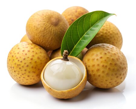 longan on white