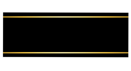 Elegant Golden Label, Premium Gold Banner
