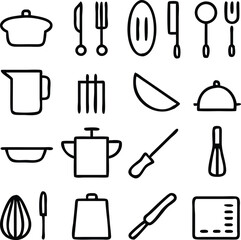 Cooking Icons Vector Art