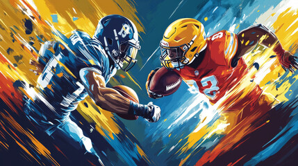 Versus game cover, banner sport vs, team concept. Vector illustration background