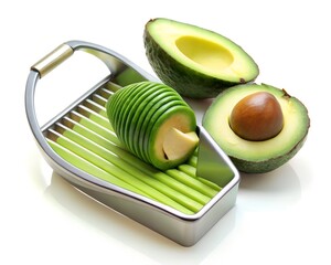 avocado slicer on white background, isolated