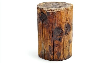 Rustic Wooden Stump Table: A Unique Piece of Furniture
