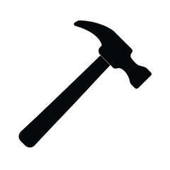 hammer and nail vector illustration