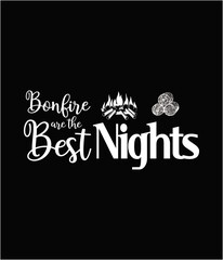 Bonfire are the best nights printable cut file.