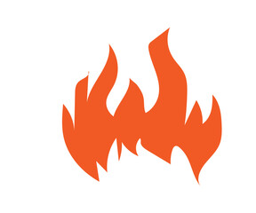 vector illustration of a fire