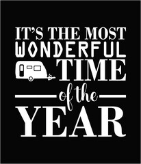 It's the most wonderful of the year printable cut file.